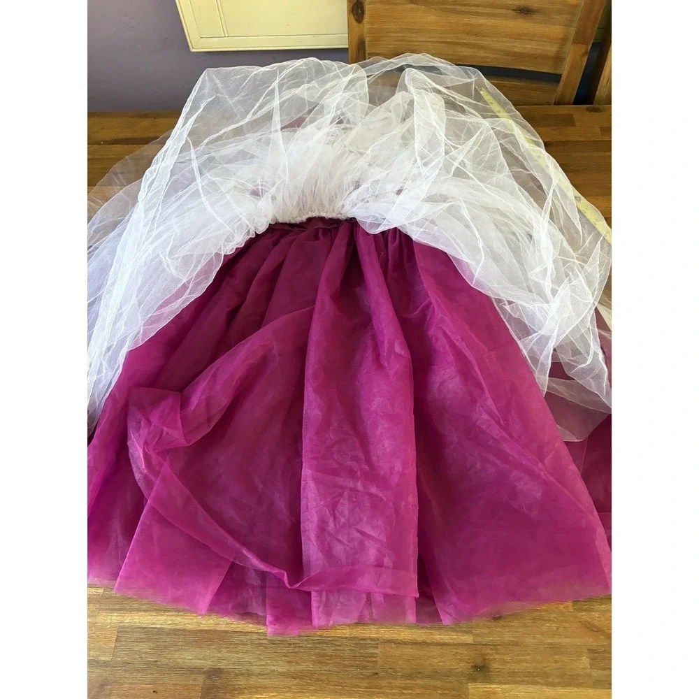 Weissman Costumes Dance Girls Ballet Tutu‎ Dress Size LC Ballerina Pink Magenta